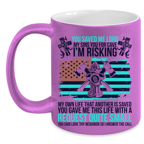 Best Gift For Firemans Coffee Mug, Cool Firefighter Accent Mug