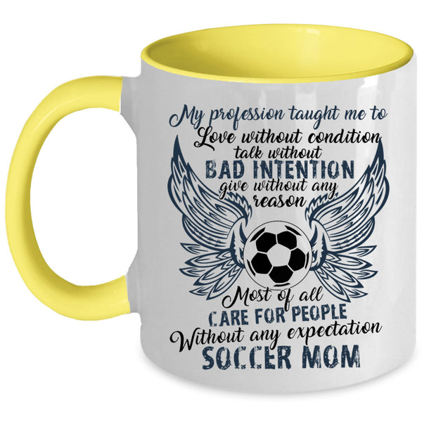 Awesome Soccer Mom Coffee Mug, Soccer Mom Accent Mug