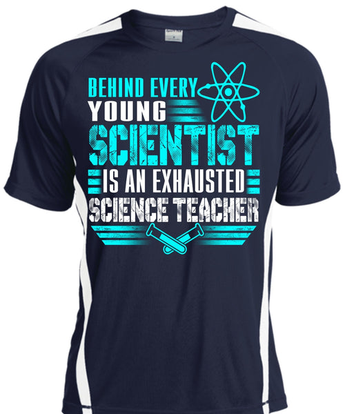 Behind Every Young Scientist T Shirt, Science Teacher T Shirt, Cool Shirt