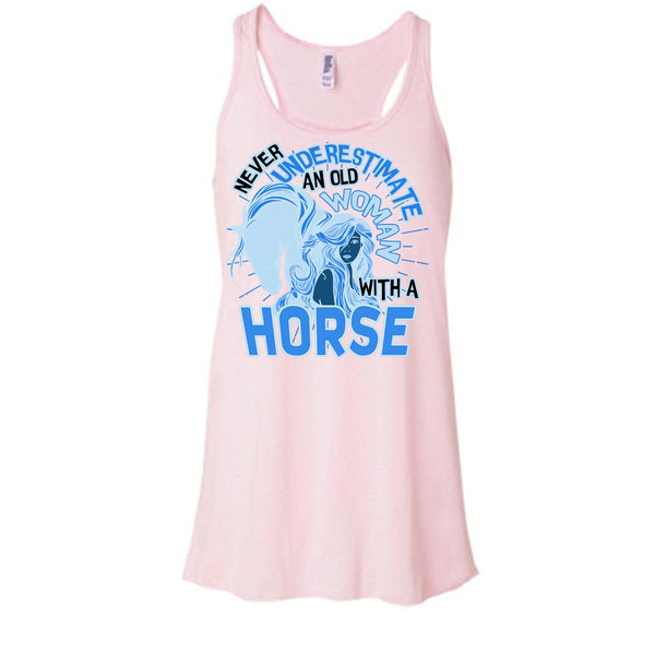 Never Underestimate T Shirt, Coolest Equestrian Tank Top