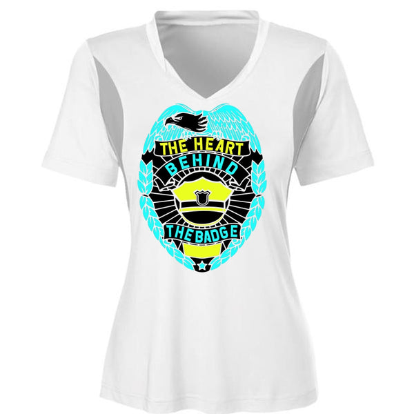 The Heart Behind The Badge T Shirt, I Love Police T Shirt, Awesome T-Shirts