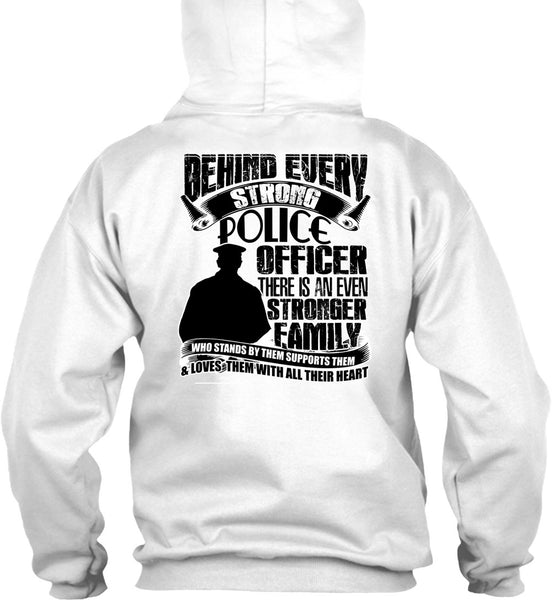 Strong Police Officer T Shirt, I Love Police T Shirt