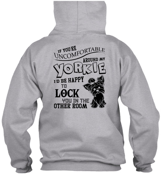Around My Yorkie T Shirt, I Love My Dog T Shirt