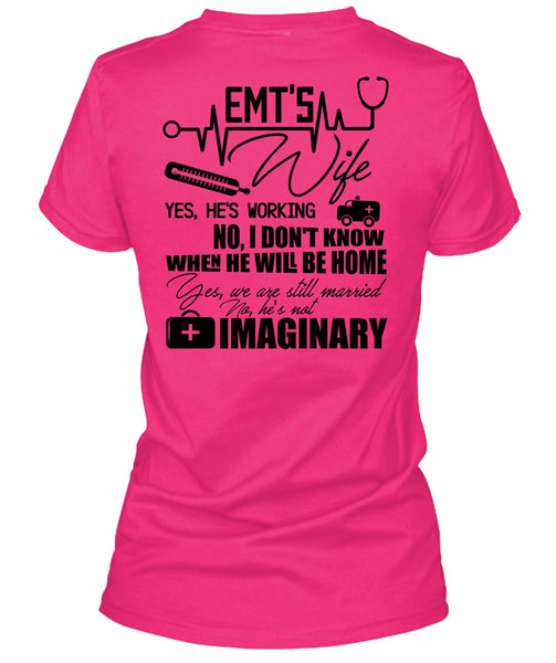EMT's Wife T Shirt, I Love Nursing T Shirt