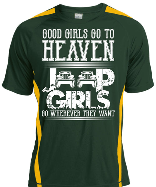 Good Girls Go To Heaven Jeep Girls T Shirt, Being A Driver T Shirt, Cool Shirt