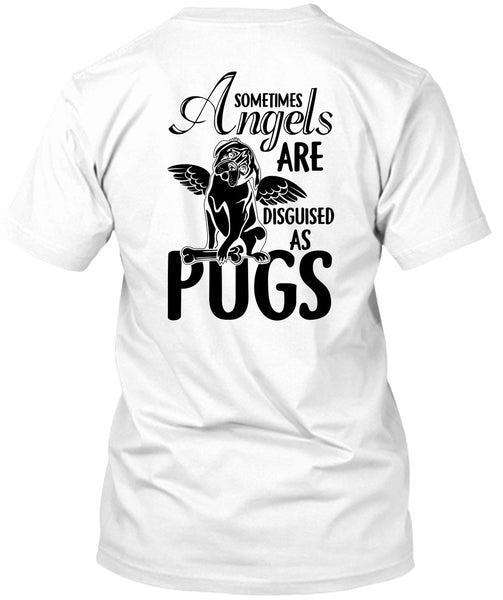 A black t-shirt with the shopify logo