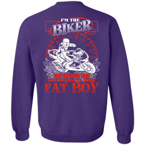 Ride Fat Boy T Shirt, I Love Biker Sweatshirt