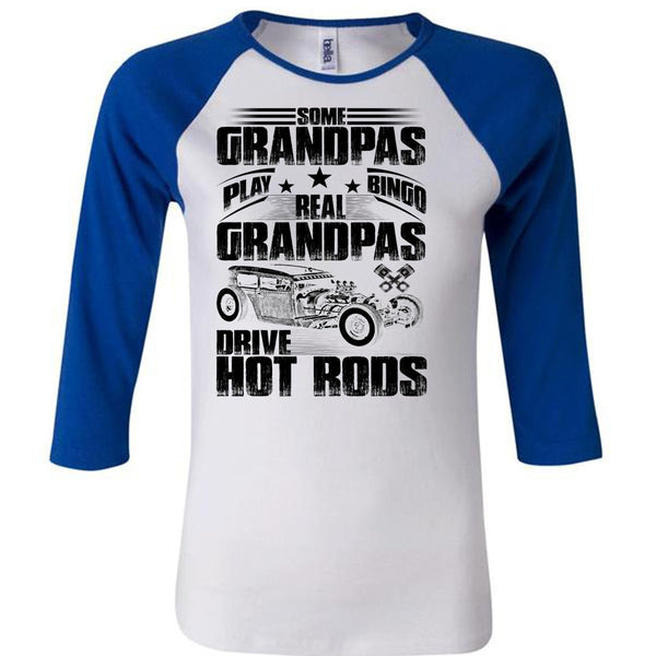 Real Grandpas Drive Hot Rods T Shirt, I Love Biker T Shirt, Awesome T-Shirts