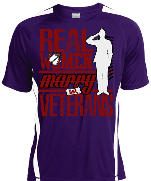 Real Women Marry Are Veterans T Shirt, Being A Veteran T Shirt, Cool Shirt