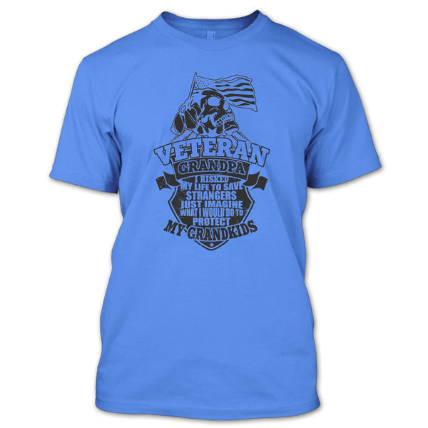 Veteran Grandpa T Shirt, To Protect My Grandkids T Shirt