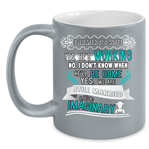 Farmer's Wife Mug, Cool Just Married Cup