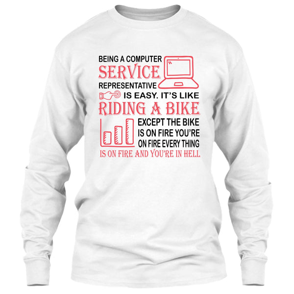 Being A Computer Service Representative T Shirt, Coolest Computer Service Representative T Shirt
