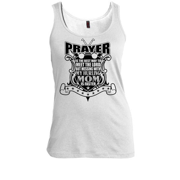 Messing With My Hurling Mom T Shirt, Gift For Mom Tank Top