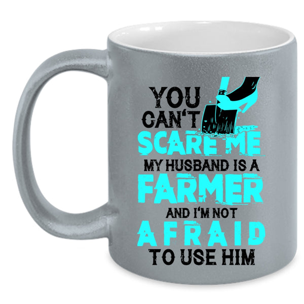 I Love My Farmer Coffee Mug, My Husband Is A Farmer Accent Mug