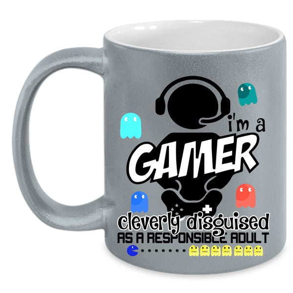 Funny Gift For Gamer Coffee Mug, I'm A Gamer Accent Mug