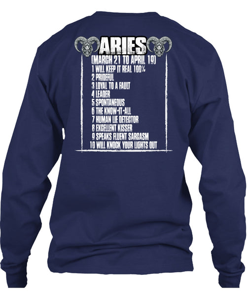 Aries Will Knock Your Lights Out T Shirt, Being An Aries T Shirt