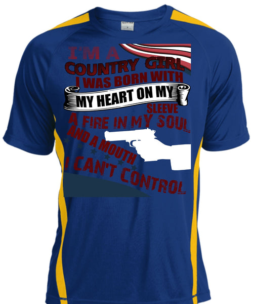 I'm A Country Girl T Shirt, I Can't Control T Shirt, Cool Shirt