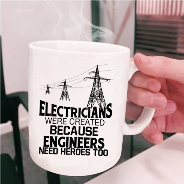 Funny Gift For Electrician Coffee Mug, Electricians Cup