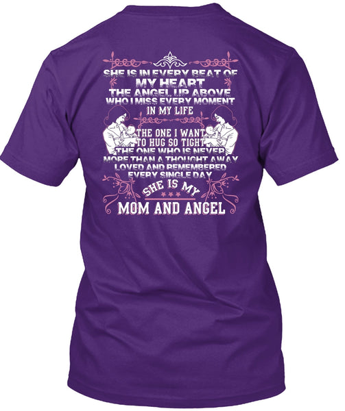 She Is My Mom And Angel T Shirt, I Love Mom T Shirt