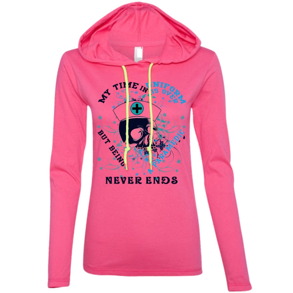 Being A Paramedic Never Ends T Shirt, I Love Paramedic T Shirt, Awesome T-Shirts