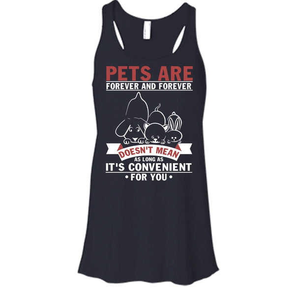 Pets Are Forever And Forever T Shirt, Coolest Dog And Cat Tank Top