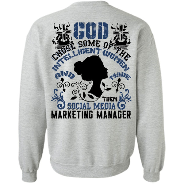 I Love Manager T Shirt, Social Media Marketing Manager Sweatshirt