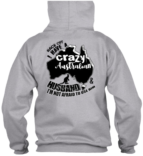Crazy Australian Husband T Shirt, I Love Husband T Shirt