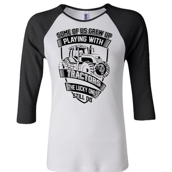 Playing With Tractors T Shirt, I Love Trucking T Shirt, Awesome T-Shirts