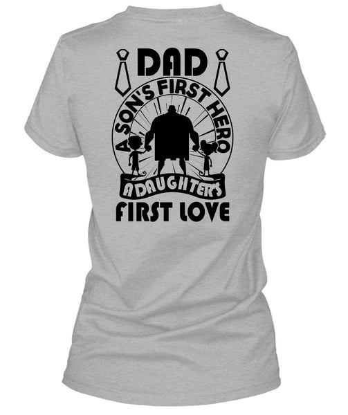 Dad A Son's First T Shirt, I Love Papa T Shirt