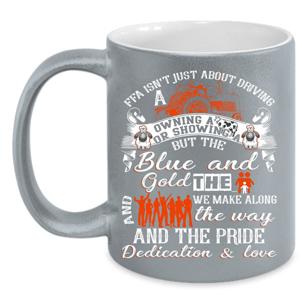 Driving A Tractor Coffee Mug, Owning A Cow Coffee Cup
