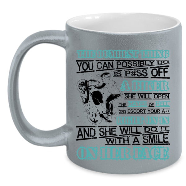 I'm A Biker Coffee Mug, It's My Calling My Way Of Life Accent Mug