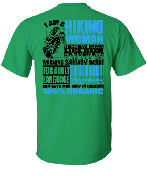 I Am A Hiking Woman T Shirt, I Love Hiking T Shirt