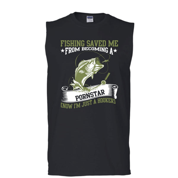 A black t-shirt with the shopify logo