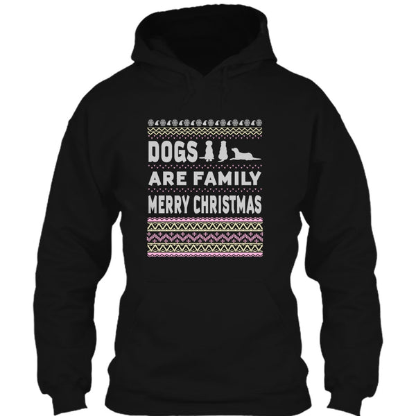 Dog Are Family T Shirt, Merry Christmas T Shirt