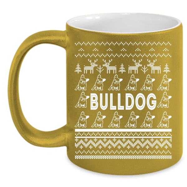 Bulldog Coffee Mug, Christmas Gift For Bull Lovers Coffee Cup