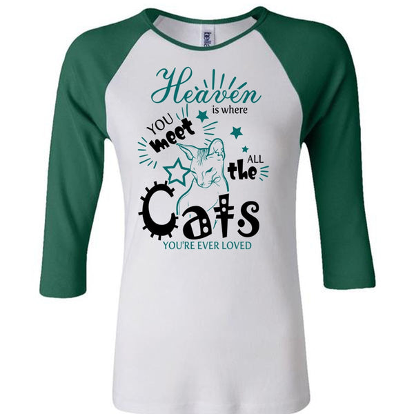 Heaven Is Where You Meet All The Cats T Shirt, I Love My Cat T Shirt, Awesome T-Shirts