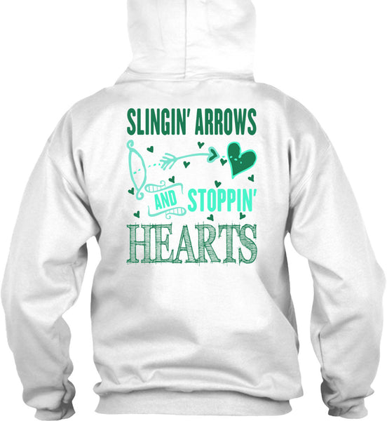 Slinging Arrows And Stopping Hearts T Shirt, Being A Husband T Shirt