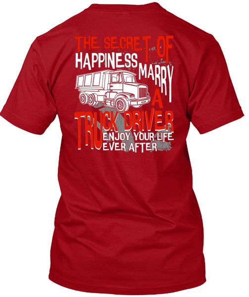 Marry A Truck Driver T Shirt, Being A Trucker T Shirt