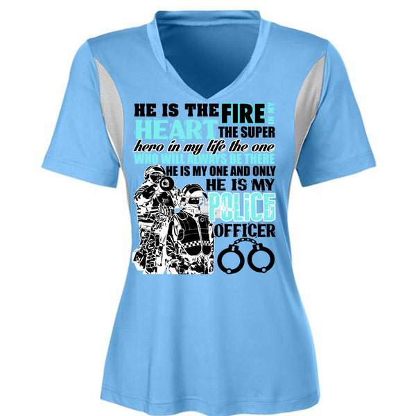 He Is My Police Officer T Shirt, I Love Police T Shirt, Awesome T-Shirts