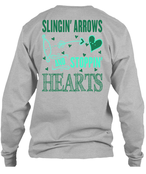 Slinging Arrows And Stopping Hearts T Shirt, Being A Husband T Shirt
