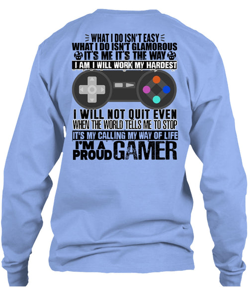 I'm A Proud Gamer T Shirt, I Love Gaming T Shirt