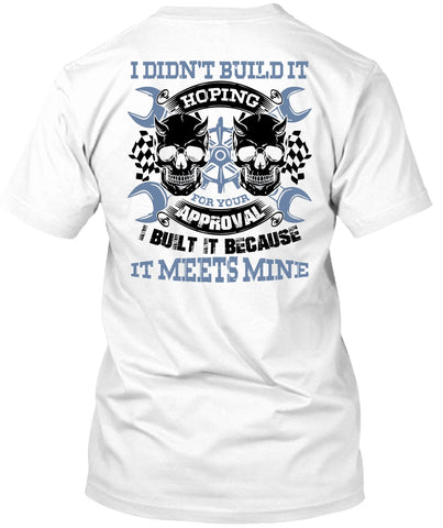 A black t-shirt with the shopify logo