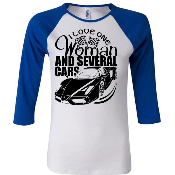 I Love One Woman And Several Cars T Shirt, I Love Car T Shirt, Awesome T-Shirts