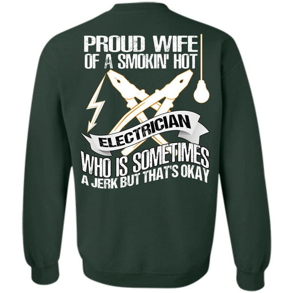 Smoking Hot Electrician T Shirt, I Love Electrician Sweatshirt