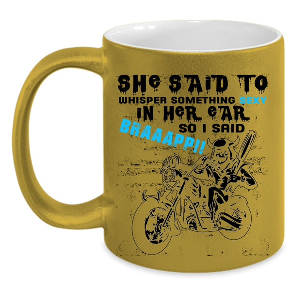Cool Gift For My Daughter Coffee Mug, Awesome Motorcycles Accent Mug