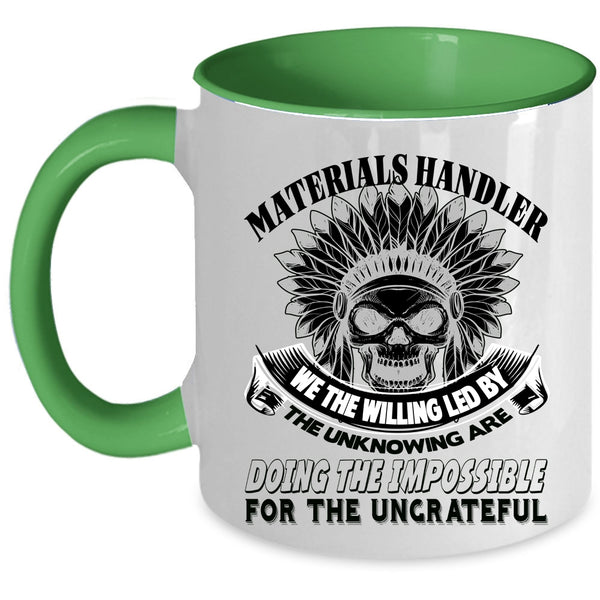 Cool Materials Handler Coffee Mug, Awesome Materials Handler Accent Mug