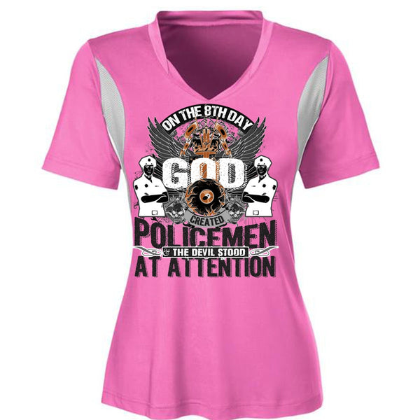 God Created Policemen T Shirt, Being A Police T Shirt, Awesome T-Shirts