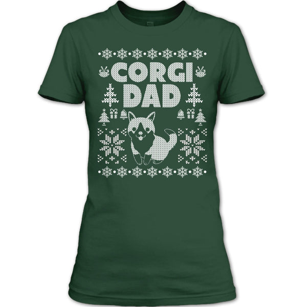 Corgi Dad T Shirt, Coolest Dog Lover T Shirt