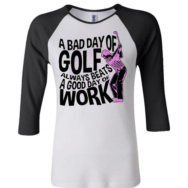 A Bad Day Of Golf T Shirt, I Love Golfing T Shirt, Awesome T-Shirts