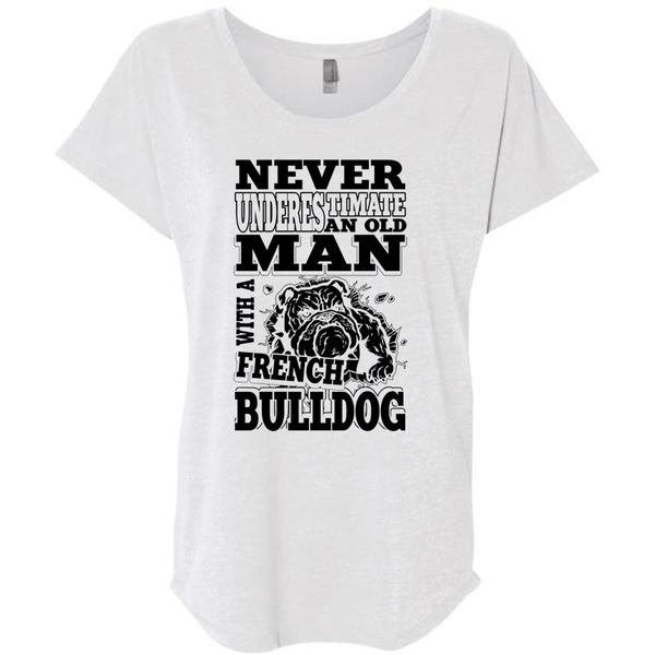 Old Man With A French Bulldog T Shirt, I Love My Dog T Shirt, Awesome T-Shirts